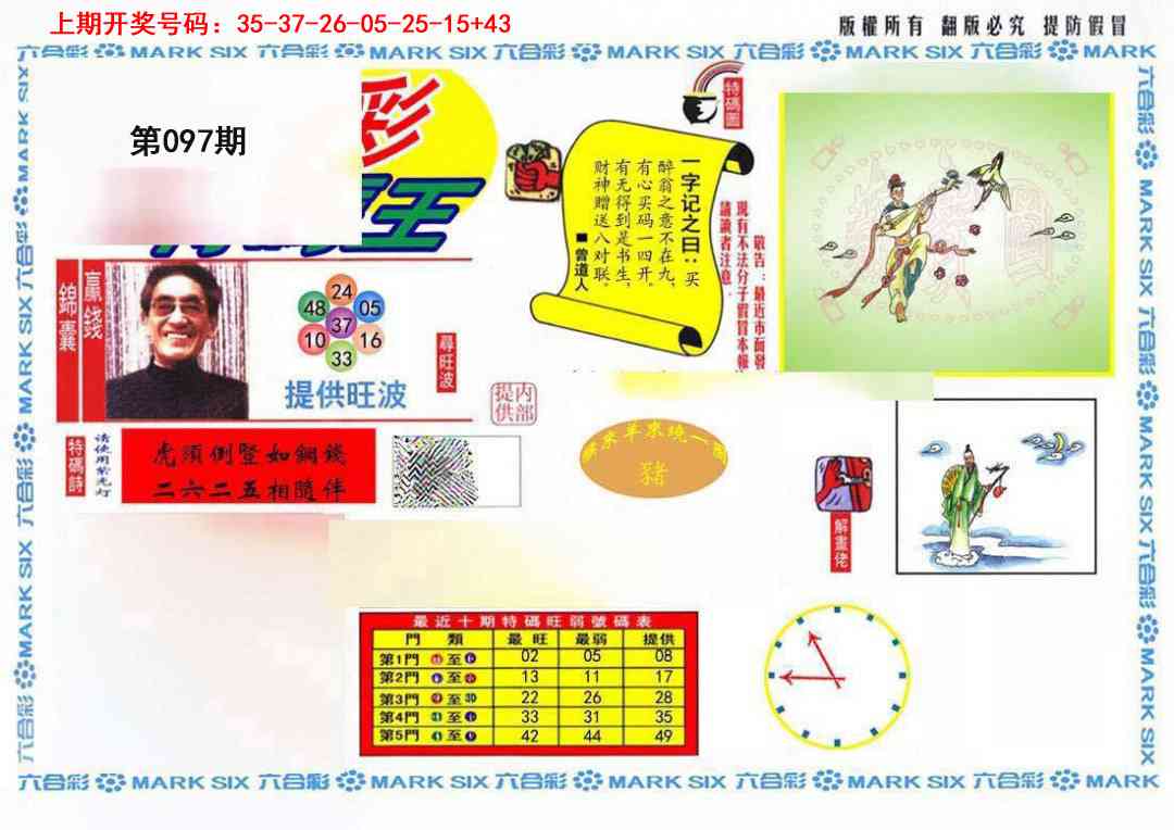 097期特码王(信封)[图]