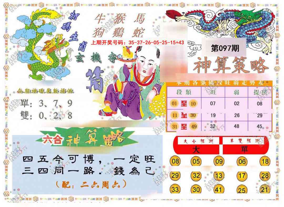 097期神算策略[图]